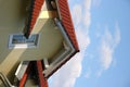 Gable with window Royalty Free Stock Photo