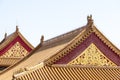 Gables and roofs Forbidden City, Beijing Royalty Free Stock Photo