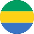 Gabon Flag illustration vector eps