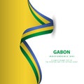 Gabon Independence Day Vector Template Design Illustration