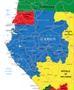 Gabon map