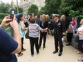 Gabrielle Giffords Meeting the Crowd in Washington DC