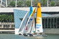 GAC Pindar racing SAP Extreme Sailing Team at Extreme Sailing Series Singapore 2013