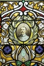 Gace - Stained glass Royalty Free Stock Photo