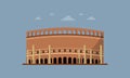 Gaddafi Stadium Lahore Pakistan - Vector Design