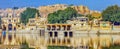 Gadi Sagar Gadisar, Jaisalmer, Rajasthan, India, Asia Royalty Free Stock Photo