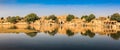 Gadi Sagar (Gadisar), Jaisalmer, Rajasthan, India, Asia Royalty Free Stock Photo