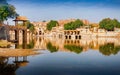 Gadi Sagar (Gadisar), Jaisalmer, Rajasthan, India, Asia Royalty Free Stock Photo