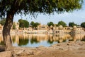 Gadi Sagar (Gadisar) Lake, Jaisalmer, Rajasthan, I Royalty Free Stock Photo