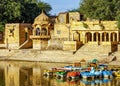 Gadi Sagar Gadisar, Jaisalmer, Rajasthan, India, Asia Royalty Free Stock Photo