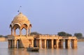 Gadi Sagar temple at Gadisar lake, Jaisalmer, India