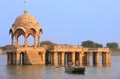 Gadi Sagar temple at Gadisar lake, Jaisalmer, India