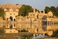 Gadisagar lake, Jaisalmer, India Royalty Free Stock Photo