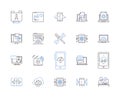 Gadjets and computers outline icons collection. Gadgets, Computers, Technology, Electronics, Hardware, Laptops, Desktops