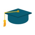 Gaduation cap education symbol Royalty Free Stock Photo