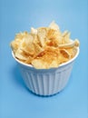 Gadung Chips In the food bucket Royalty Free Stock Photo