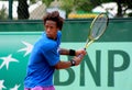 Gael Monfils at Roland Garros 2011 Royalty Free Stock Photo