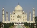 Gagra, India, November 21, 2013. The Taj Mahal is a beautiful mausoleum of white marble, built by the Mughal Emperor Shah Jahan