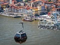 Gaia Cable Car in Porto, Portugal Royalty Free Stock Photo