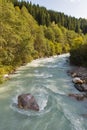 Gail River in Western Carinthia, Austria Royalty Free Stock Photo