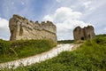 Gaillard Castle defending walls Royalty Free Stock Photo