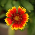 Gaillardia pulchella Foug, Blanket Flower Royalty Free Stock Photo