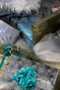 Gaily wrapped Christmas presents Royalty Free Stock Photo