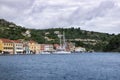 Gaios village in Paxoi island, Greece