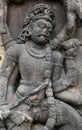Gajasurasamhara murti of Siva, from 10th century found in Khondalite, Puri, Circuit house, Odisha