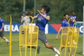 Gaku Shibasaki during the training of Deportivo de La CoruÃÂ±a