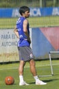 Gaku Shibasaki during the training of Deportivo de La CoruÃÂ±a