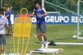 Gaku Shibasaki during the training of Deportivo de La CoruÃÂ±a