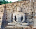 Gal vihara Buddha Royalty Free Stock Photo