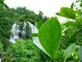 Galaboda Beautiful Waterfall Nature in Sri Lanka Royalty Free Stock Photo