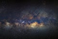 The galactic centre of the Milky way with stars and space dust i