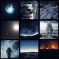 Galactic Dreams: Space Exploration Moodboard