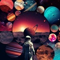 Galactic Dreams: Space Exploration Moodboard