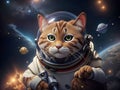 Galactic Feline Explorer: A Kitty\'s Journey Beyond Earth
