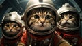 Galactic Paws: Space Cats Embark on Astronomical Adventures