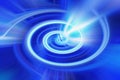 galactic spiral in blue HD wallpaper of vibrant swirls