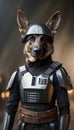 Galactic Vigil: German Shepherd\'s Role as the Cosmic Protector Unveiled