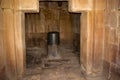 Galaganatha Temple, Sanctum Shiva Linga, Pattadakal, Karnataka Royalty Free Stock Photo