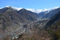 Galaja Tower in Ilisu Caucasus Mountains Azerbaijan