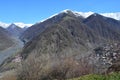 Galaja Tower in Ilisu Caucasus Mountains Azerbaijan