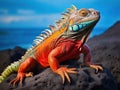 Galapagos Iguana Royalty Free Stock Photo