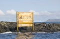 Galapagos Islands Isabella Island Park Sign