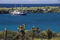 Galapagos Islands - Tourist boat Royalty Free Stock Photo