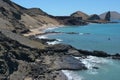 Galapagos panorama volcanic landscape 3 Royalty Free Stock Photo
