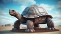 Galapagos Tortoise 3d Model In Henry Moore Style