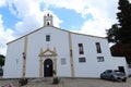 Facade of the Nuestra SeÃÂ±ora del Carmen church in Galaroza, Huelva, Spain